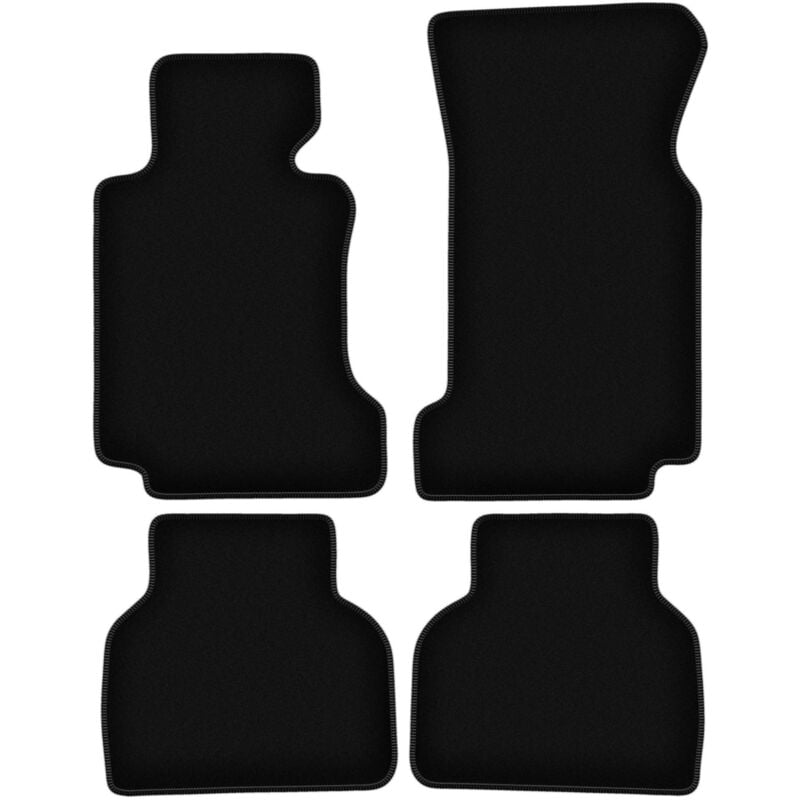 foto del prodotto tappetini basic in velluto nero per bmw 7 e38 berlina 1994 2001 