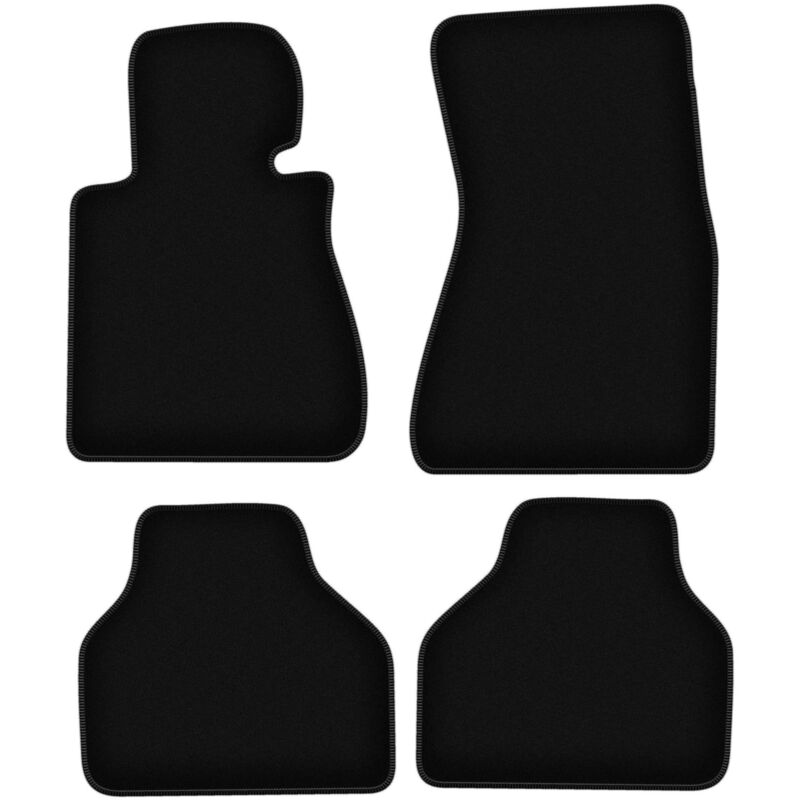 foto del prodotto tappetini basic in velluto nero per bmw 7 e65 berlina 2001 2008 