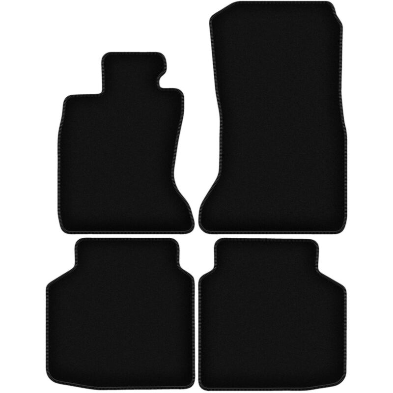 foto del prodotto tappetini basic in velluto nero per bmw 7 f02 xdrive 2008 2015 