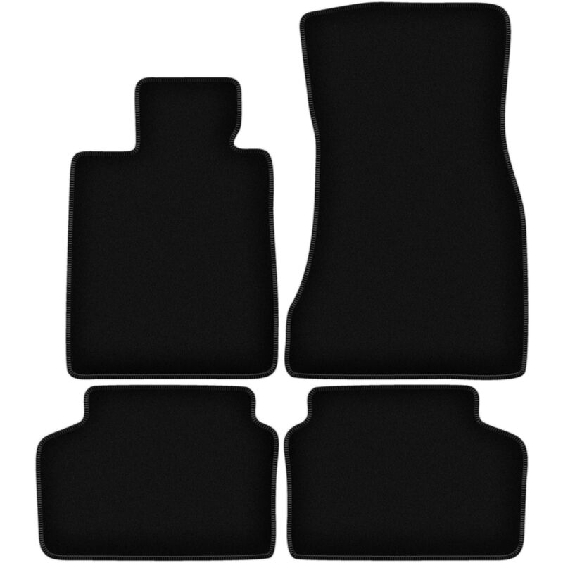foto del prodotto tappetini basic in velluto nero per bmw 7 g11 fl berlina corta 2019 