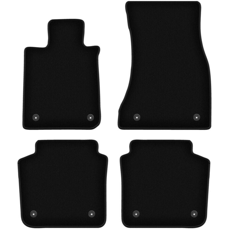 foto del prodotto tappetini basic in velluto nero per bmw 7 g12 berlina lunga 2015 
