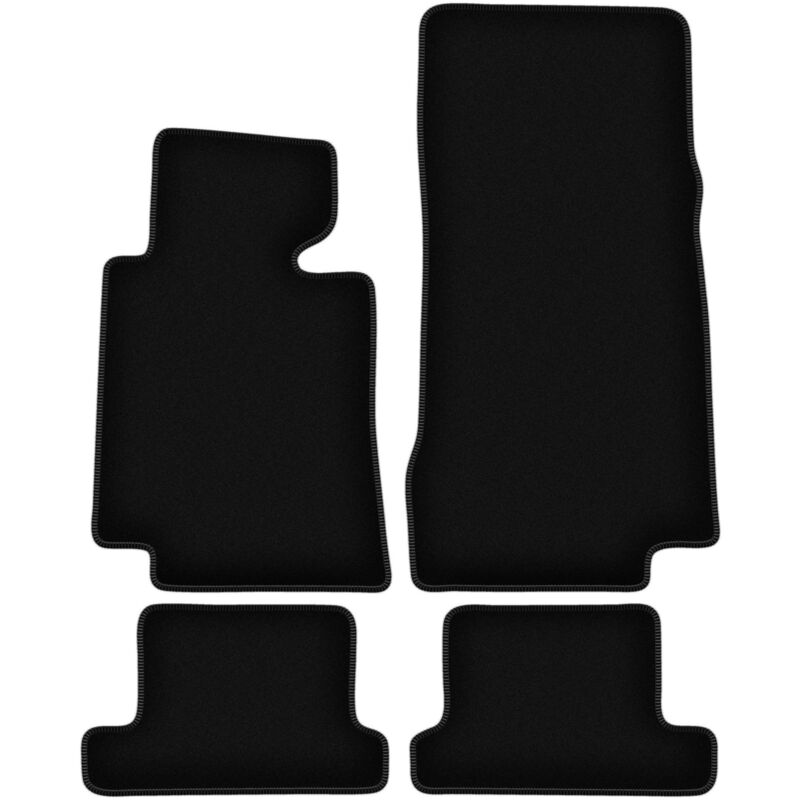 foto del prodotto tappetini basic in velluto nero per bmw 8 e31 coup 1988 1999 