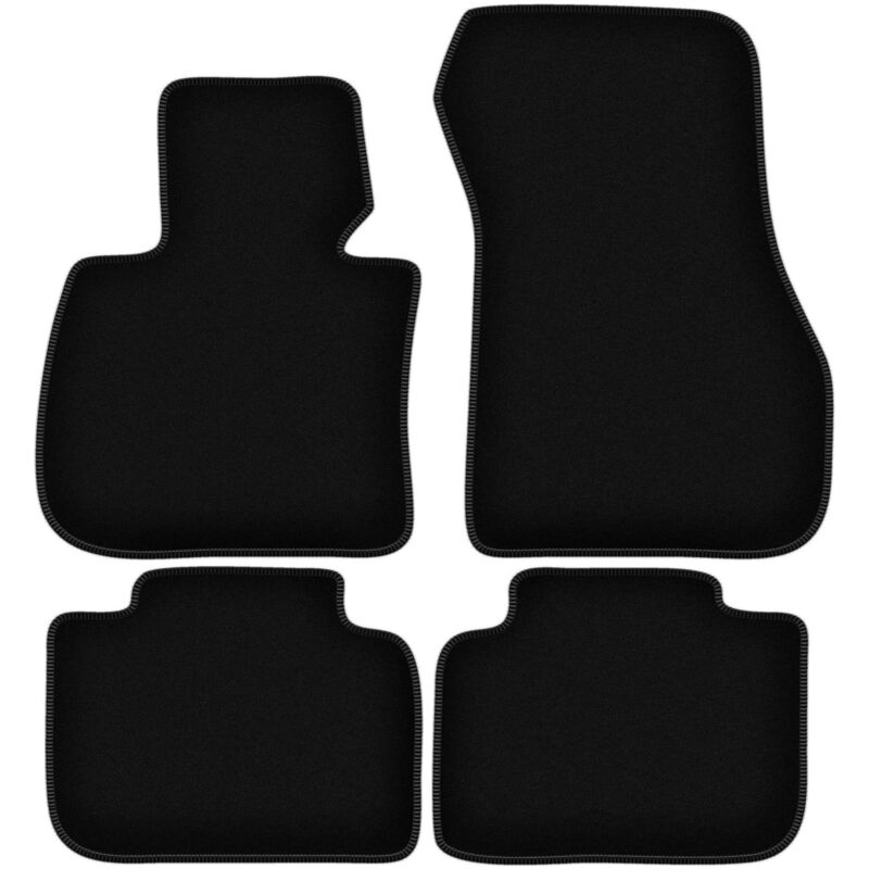 foto del prodotto tappetini basic in velluto nero per bmw x1 f48 fl suv 2015 