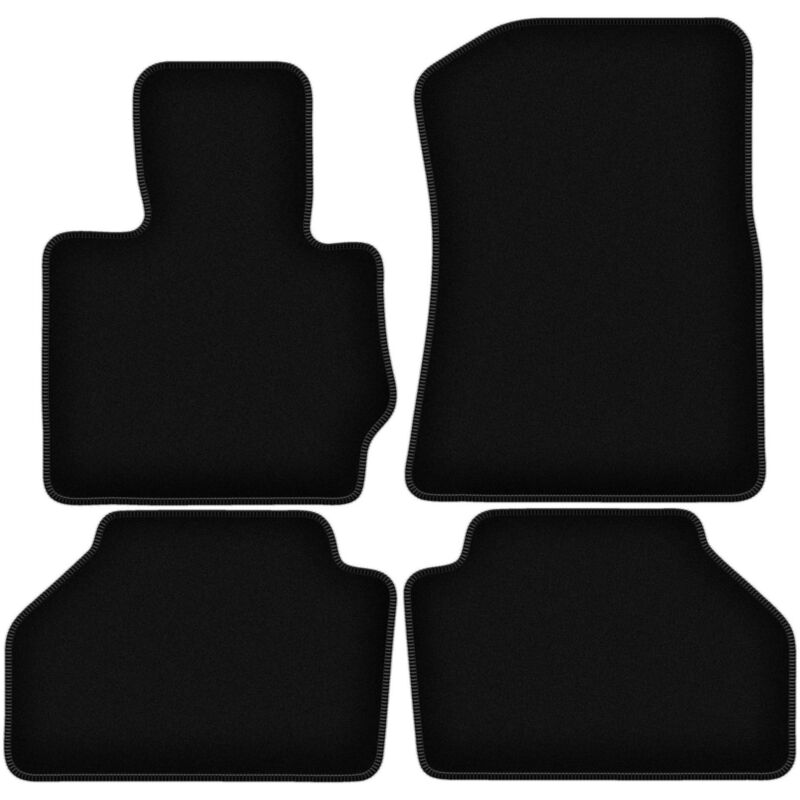 foto del prodotto tappetini basic in velluto nero per bmw x3 f25 suv 2010 2017 