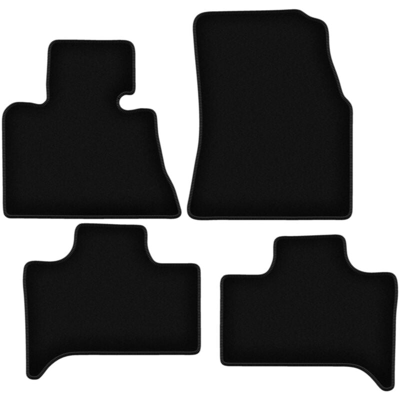 foto del prodotto tappetini basic in velluto nero per bmw x5 e53 2wd 1999 2006 