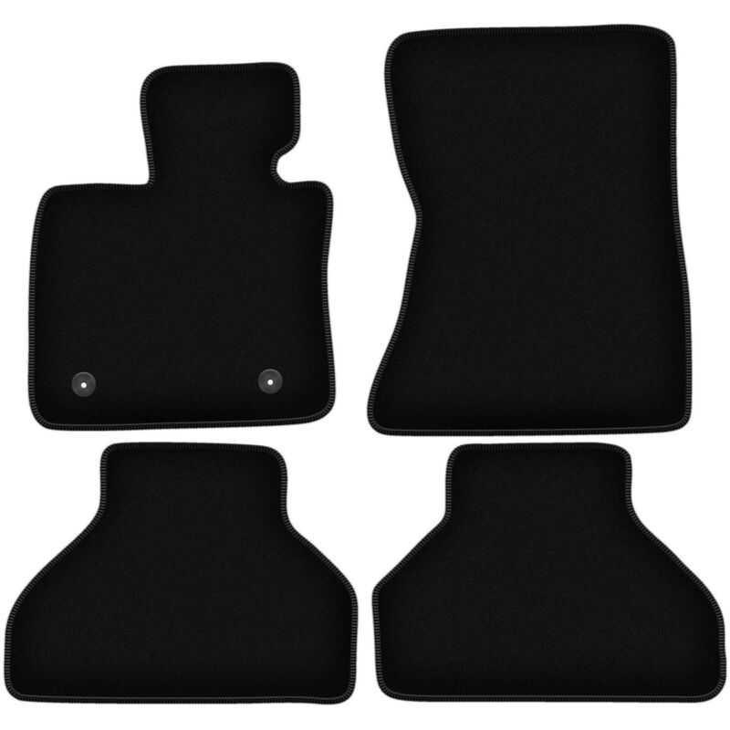 foto del prodotto tappetini basic in velluto nero per bmw x5 e70 suv 2006 2013 