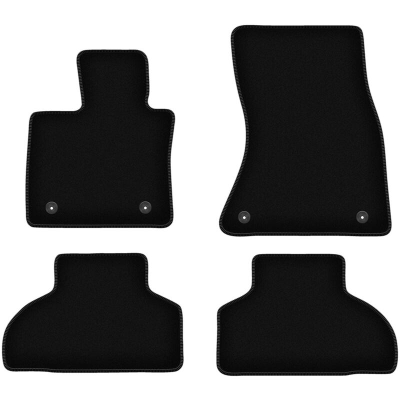 foto del prodotto tappetini basic in velluto nero per bmw x5 f15 suv 2013 