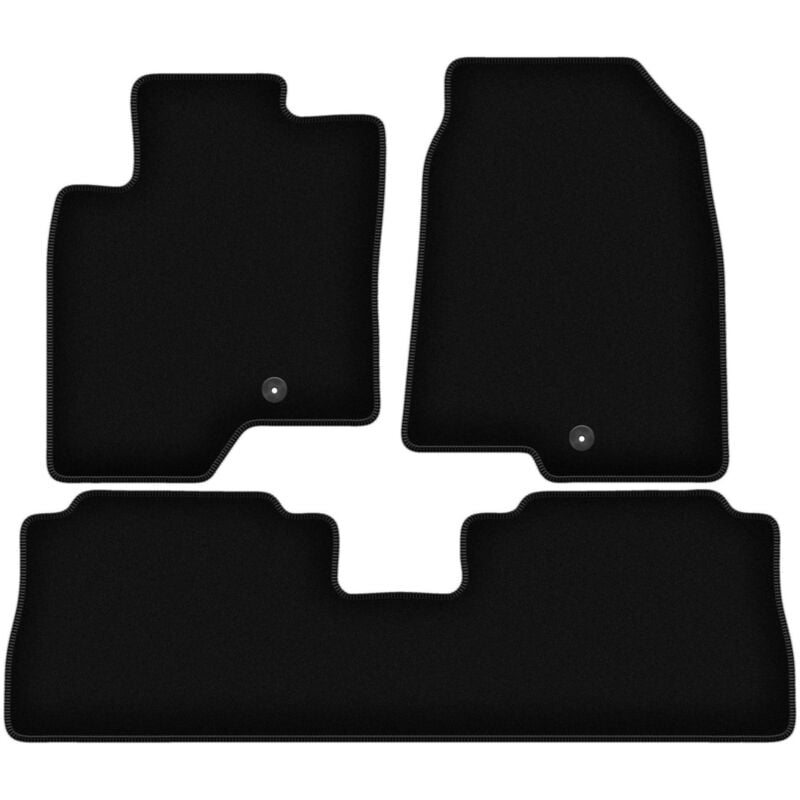 foto del prodotto tappetini basic in velluto nero per chevrolet captiva suv 2006 2017 