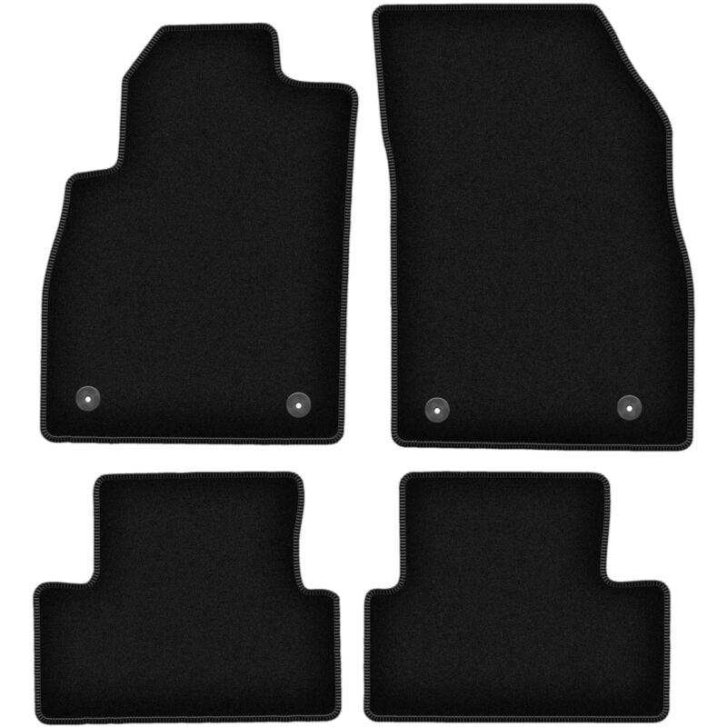 foto del prodotto tappetini basic in velluto nero per chevrolet cruze hatchback, berlina, station wagon 2008 2016 