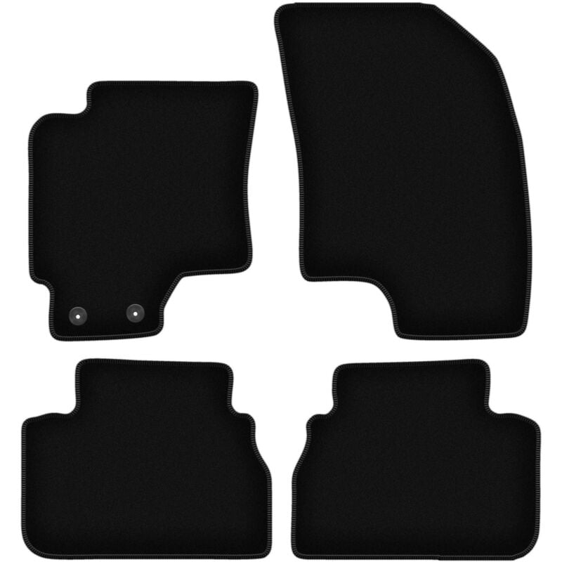 foto del prodotto tappetini basic in velluto nero per chevrolet epica berlina 2006 2012 