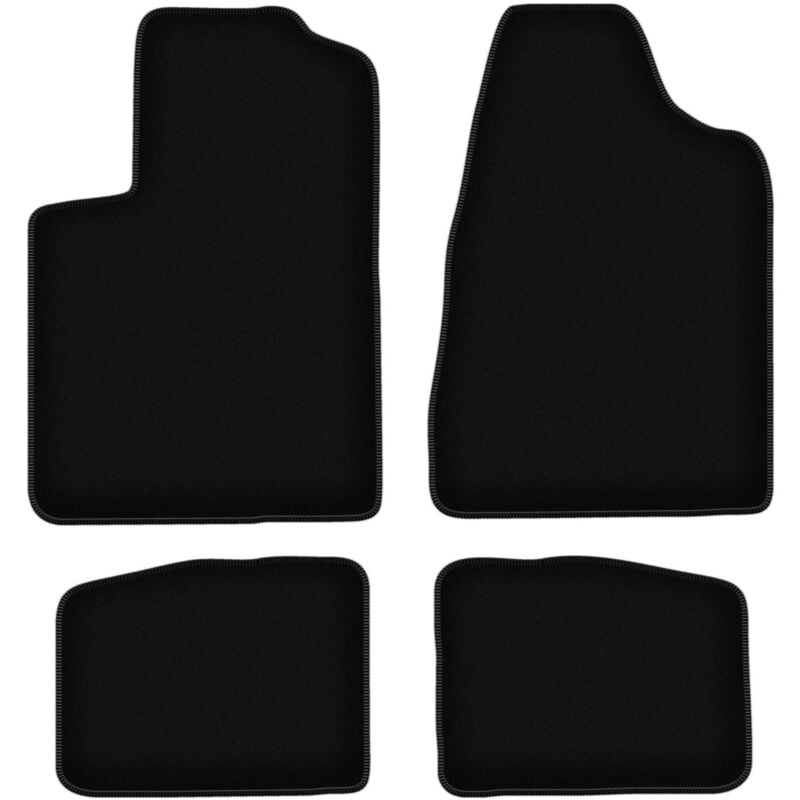 foto del prodotto tappetini basic in velluto nero per chrysler sebring ii berlina 2003 2007 