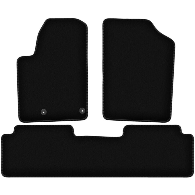 foto del prodotto tappetini basic in velluto nero per citroen berlingo i kombivan, multispace 1996 2010 