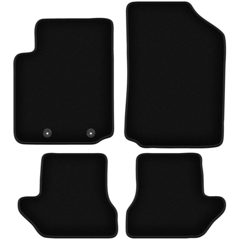 foto del prodotto tappetini basic in velluto nero per citroen c3 pluriel cabrio 2003 2010 