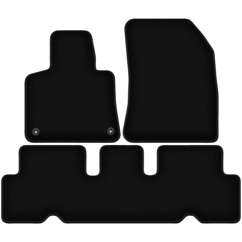 foto del prodotto tappetini basic in velluto nero per citroen c4 grand spacetourer 5 posti 2013 2021 