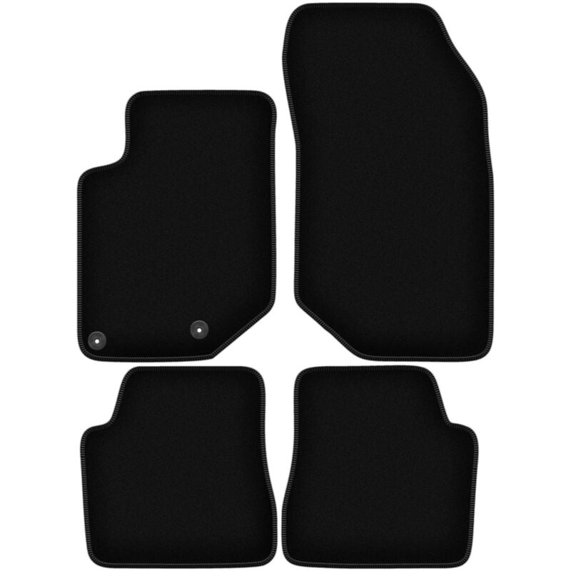 foto del prodotto tappetini basic in velluto nero per citroen c4 iii hatchback 2020 