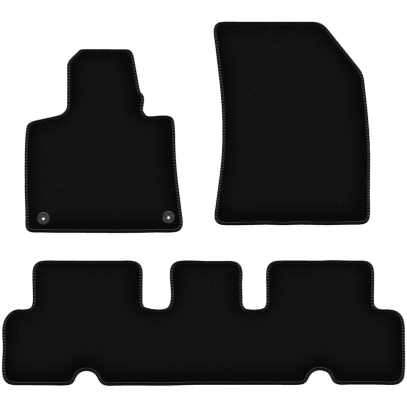 foto del prodotto tappetini basic in velluto nero per citroen c4 spacetourer monovolume 2013 2018 
