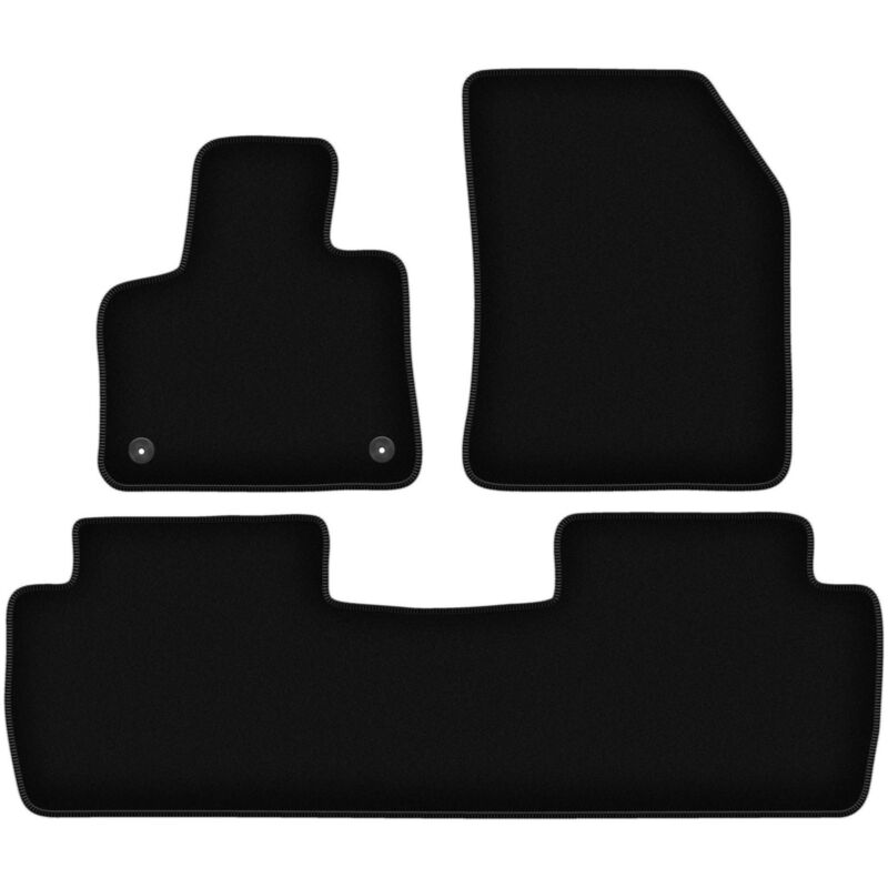 foto del prodotto tappetini basic in velluto nero per citroen c5 aircross crossover 2019 
