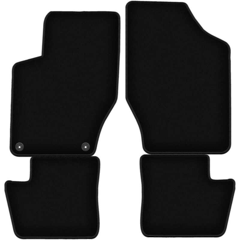 foto del prodotto tappetini basic in velluto nero per citroen ds4 hatchback 2011 2015 
