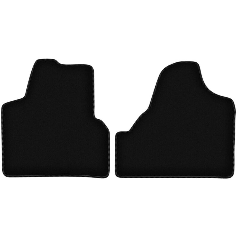 foto del prodotto tappetini basic in velluto nero per citroen jumpy ii furgone per consegne 2007 2016 