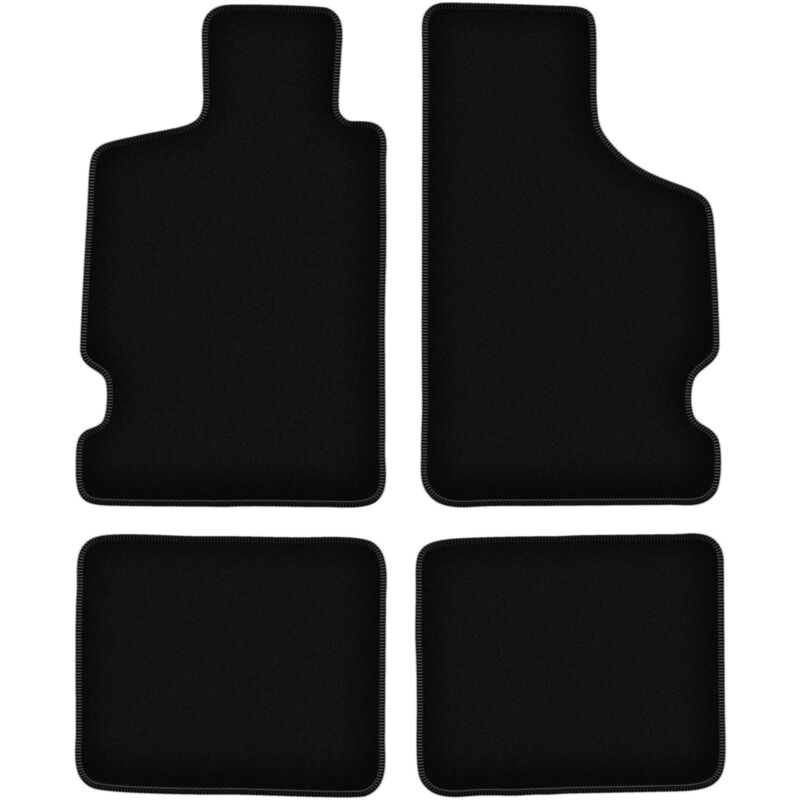 foto del prodotto tappetini basic in velluto nero per citroen saxo hatchback 1996 2003 