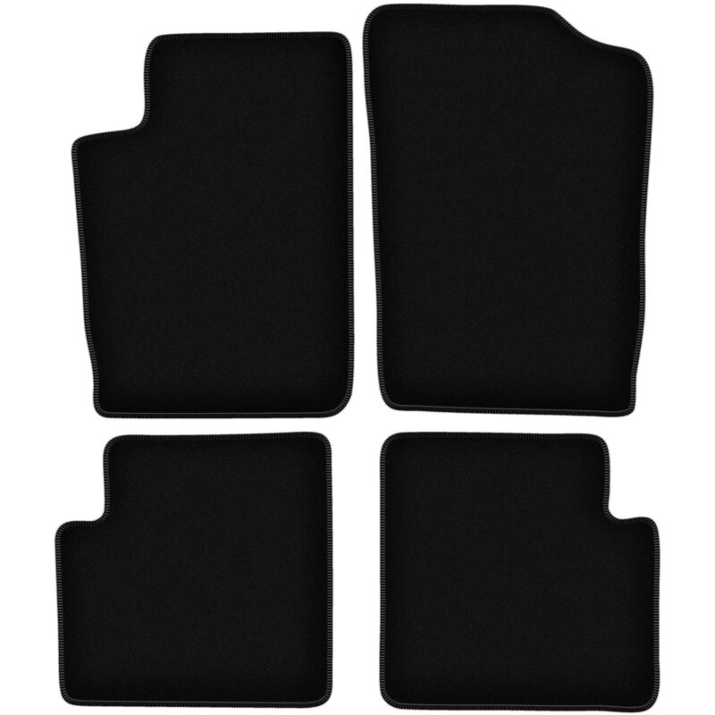 foto del prodotto tappetini basic in velluto nero per citroen xsara break, station wagon, hatchback 1997 2006 