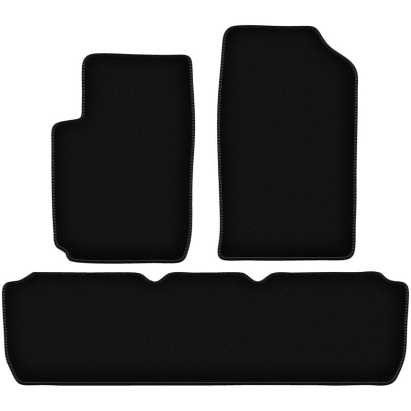 foto del prodotto tappetini basic in velluto nero per citroen xsara picasso monovolume 1997 2010 
