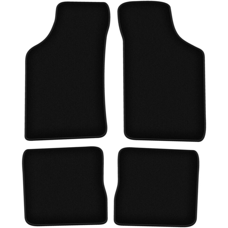 foto del prodotto tappetini basic in velluto nero per citroen zx hatchback 1991 1998 