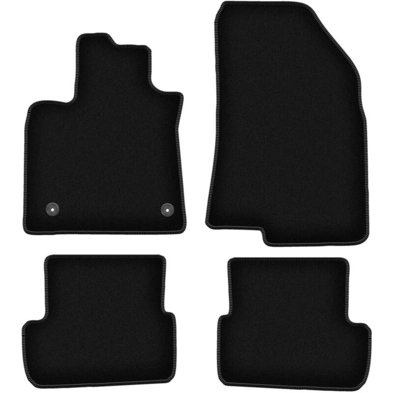 foto del prodotto tappetini basic in velluto nero per dacia sandero iii stepway hatchback 2021 