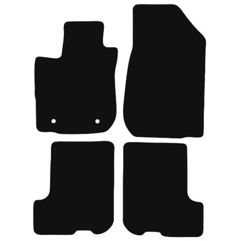foto del prodotto tappetini basic in velluto nero per dacia sandero stepway ii fl hatchback 2018 2021 