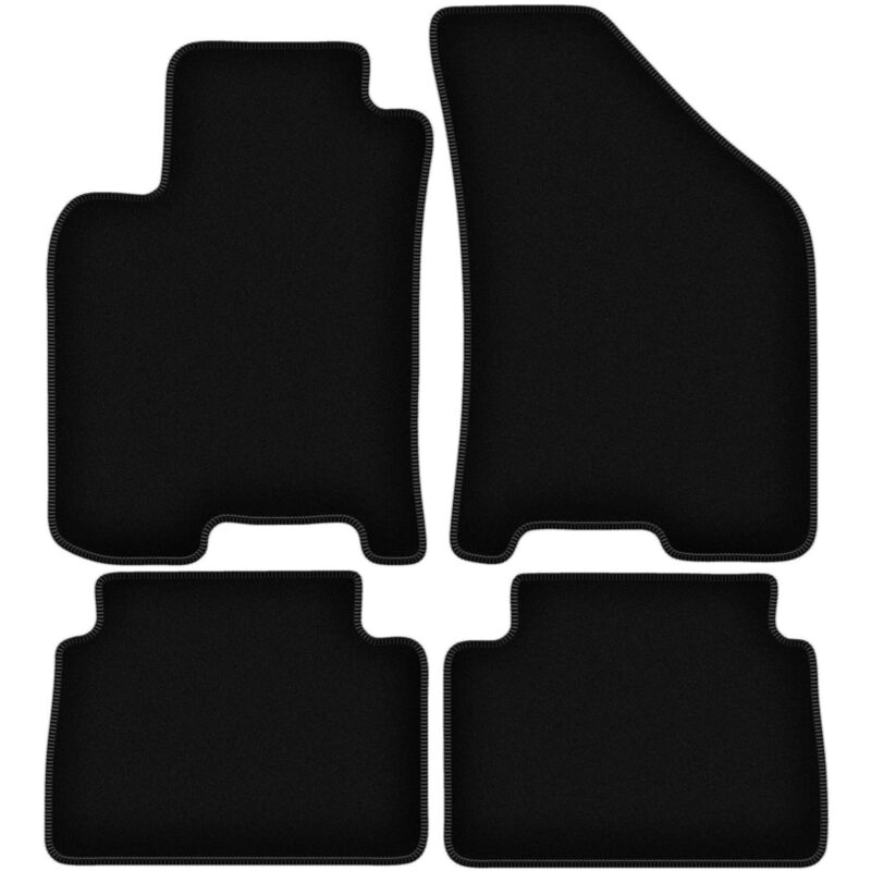 foto del prodotto tappetini basic in velluto nero per daewoo leganza berlina 1997 2004 