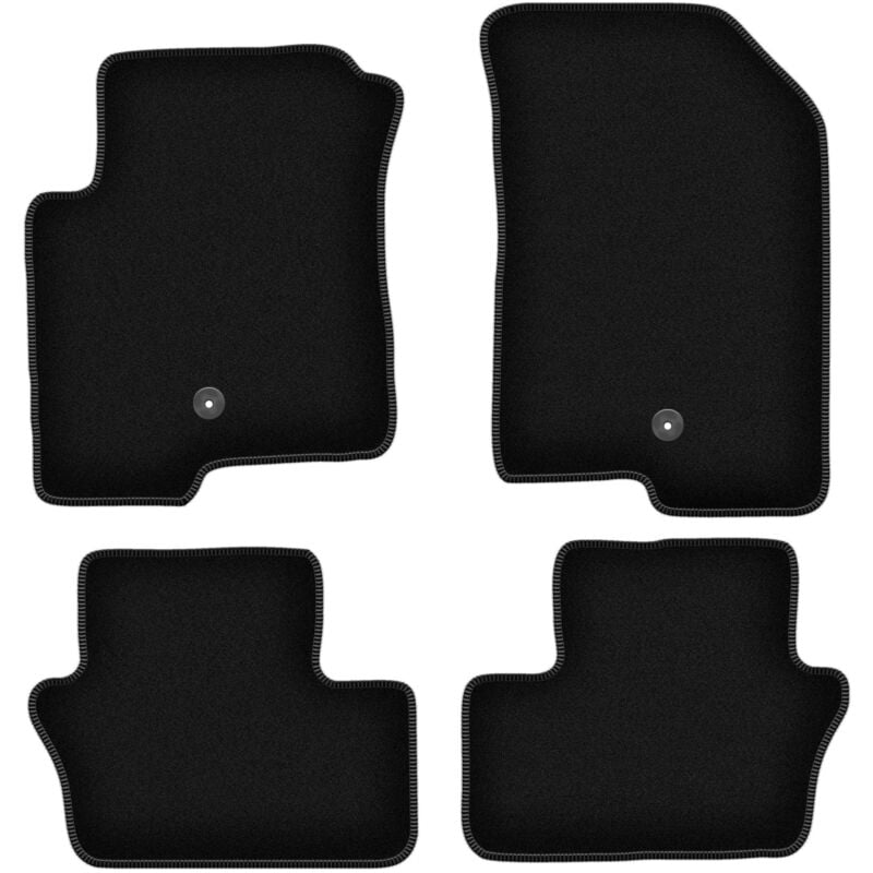 foto del prodotto tappetini basic in velluto nero per dodge caliber hatchback 2006 2011 