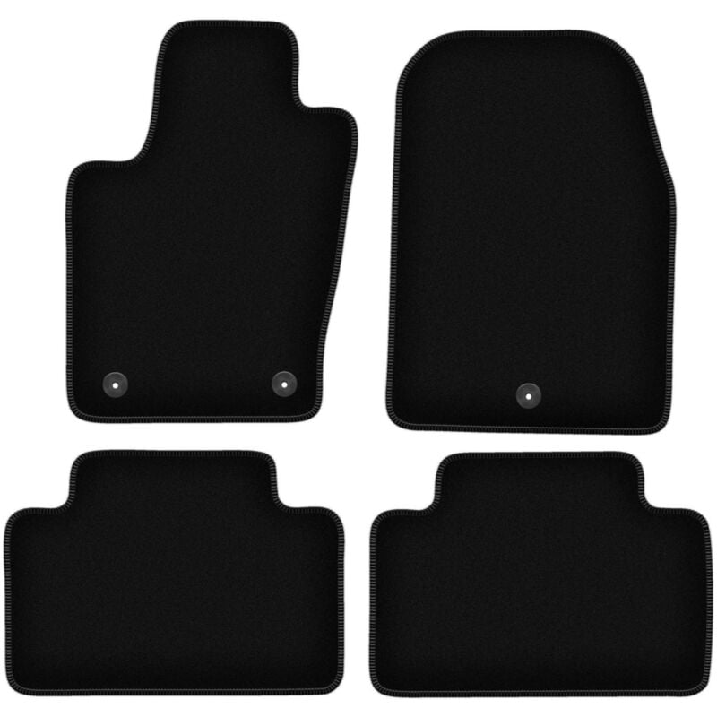 immagine 0 del prodotto tappetini basic in velluto nero per dodge durango iii off road 2010 