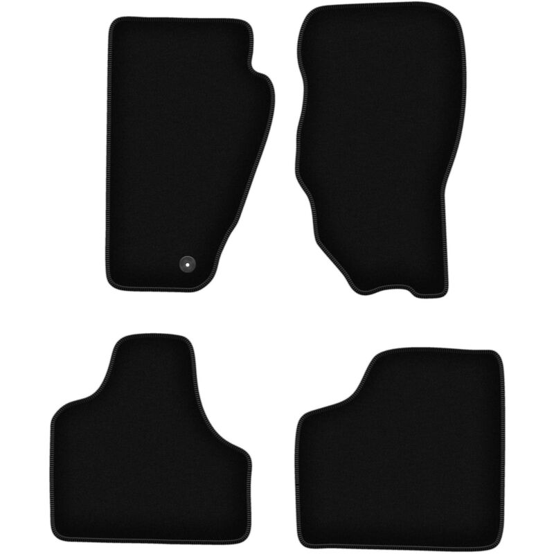 foto del prodotto tappetini basic in velluto nero per dodge nitro suv 2006 2011 