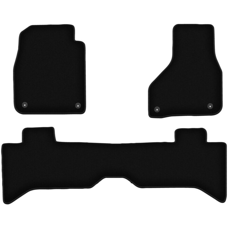foto del prodotto tappetini basic in velluto nero per dodge ram short dj 2009 2019 
