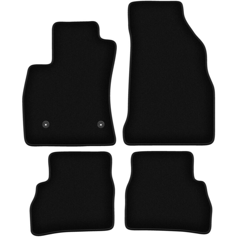 foto del prodotto tappetini basic in velluto nero per fiat doblo iii kombivan 2021 