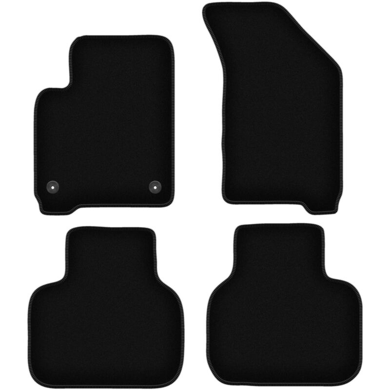 foto del prodotto tappetini basic in velluto nero per fiat freemont crossover 2011 2016 