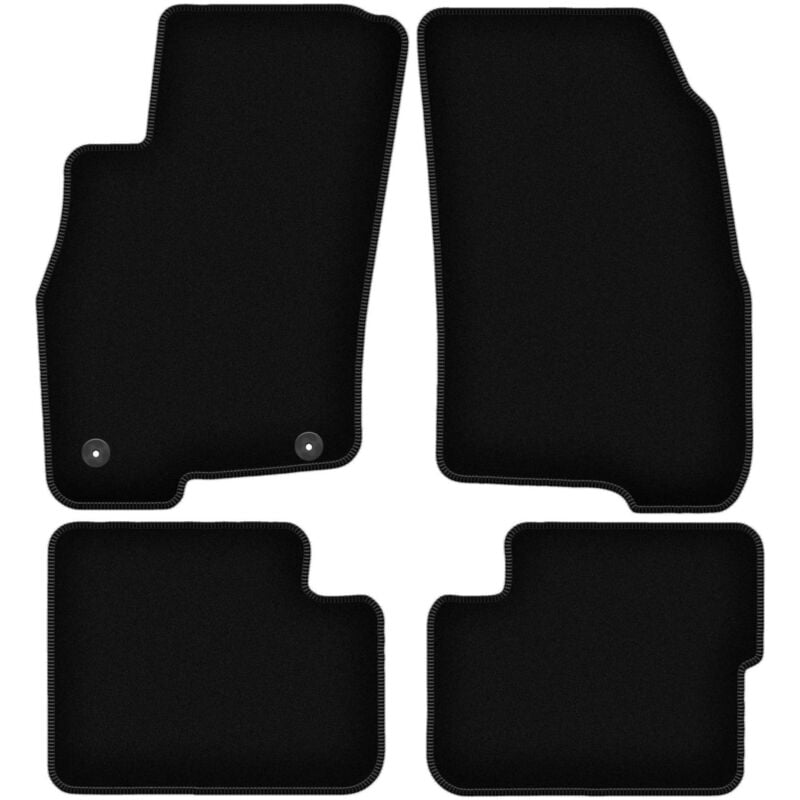 foto del prodotto tappetini basic in velluto nero per fiat grande punto hatchback 2005 2009 