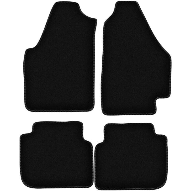 foto del prodotto tappetini basic in velluto nero per fiat idea monovolume 2003 2010 