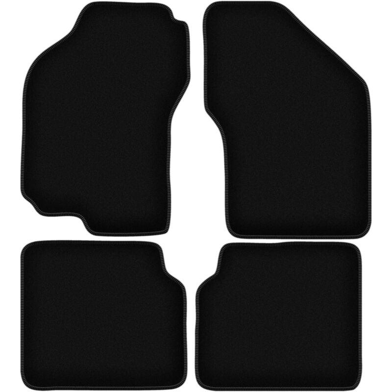 foto del prodotto tappetini basic in velluto nero per fiat marea weekend station wagon 1995 2001 