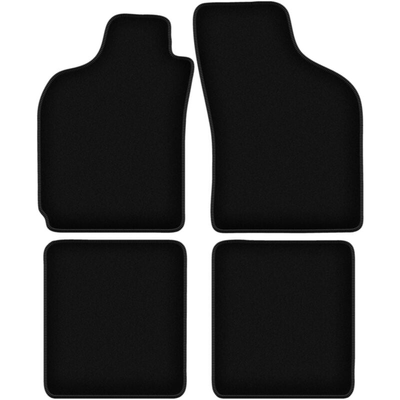 foto del prodotto tappetini basic in velluto nero per fiat palio weekend station wagon 1996 2004 