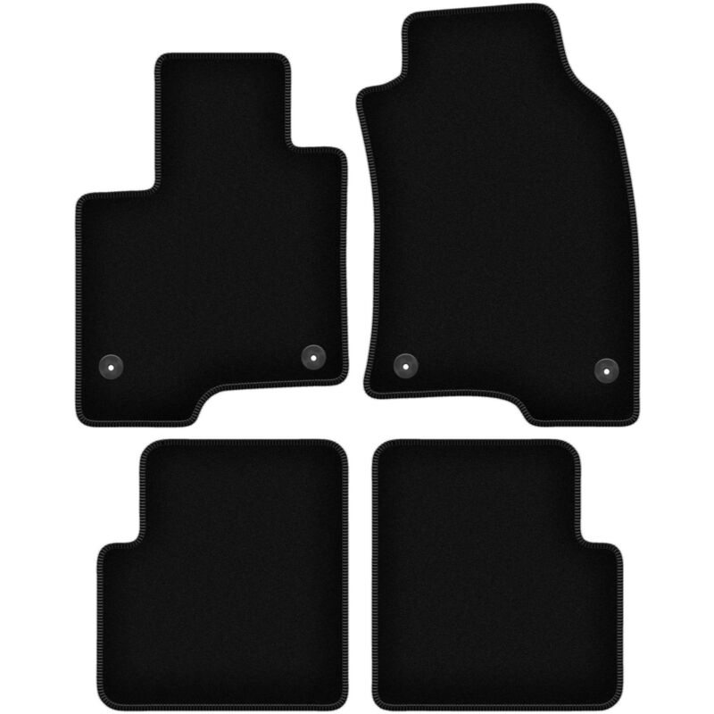 foto del prodotto tappetini basic in velluto nero per fiat panda iii hatchback 2012 