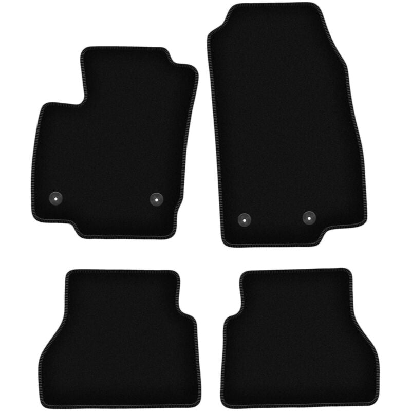foto del prodotto tappetini basic in velluto nero per ford b max minivan 2012 2017 