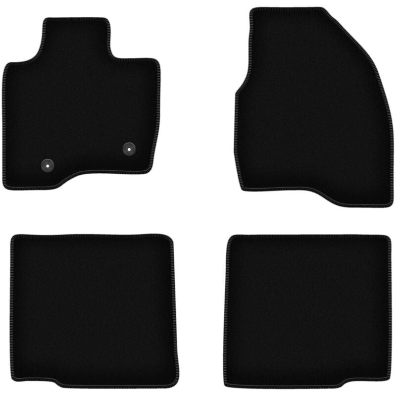 foto del prodotto tappetini basic in velluto nero per ford explorer mk5 suv 2010 2019 