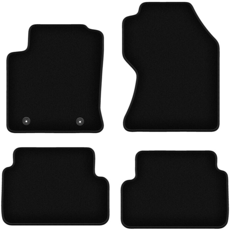 foto del prodotto tappetini basic in velluto nero per ford focus mk1 fl hatchback, berlina, station wagon 2001 2004 