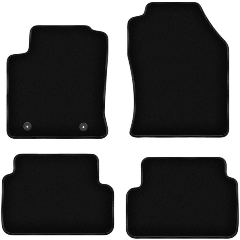 foto del prodotto tappetini basic in velluto nero per ford focus mk1 pre facelift hatchback, berlina, station wagon 1998 2001 