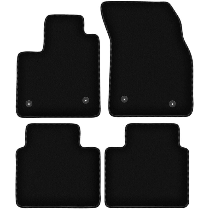 foto del prodotto tappetini basic in velluto nero per ford focus mk4 hatchback, berlina, station wagon, turnier, turnier active 2018 