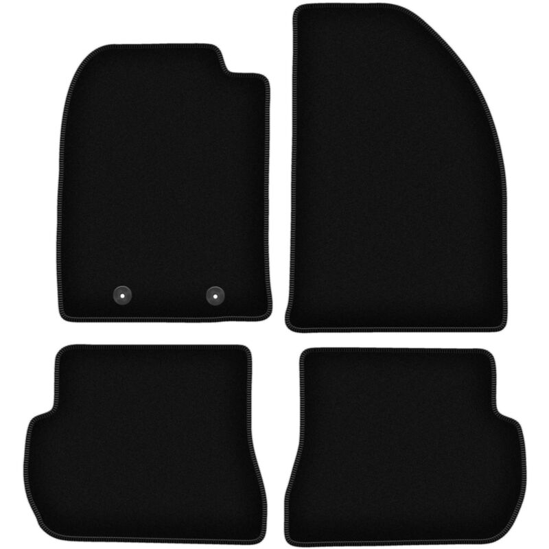 foto del prodotto tappetini basic in velluto nero per ford fusion hatchback 2002 2005 