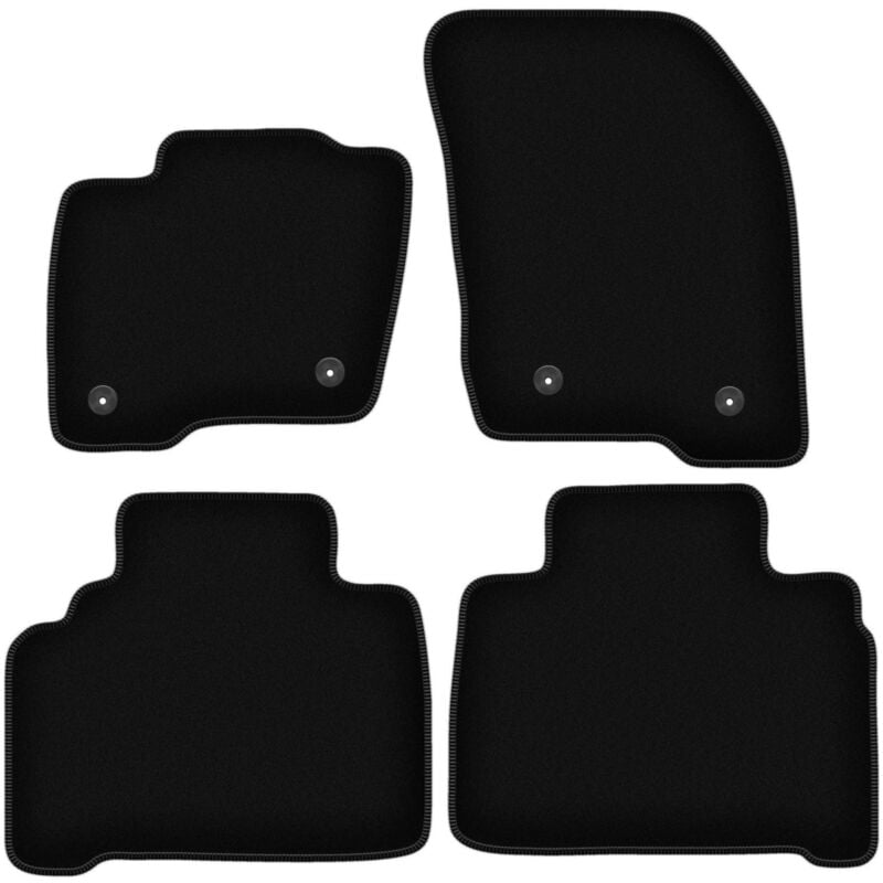 foto del prodotto tappetini basic in velluto nero per ford galaxy mk3 minivan 2015 