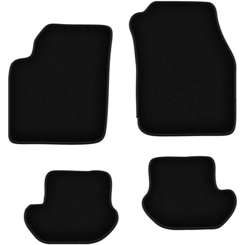 foto del prodotto tappetini basic in velluto nero per ford ka mk1 hatchback 1998 2006 