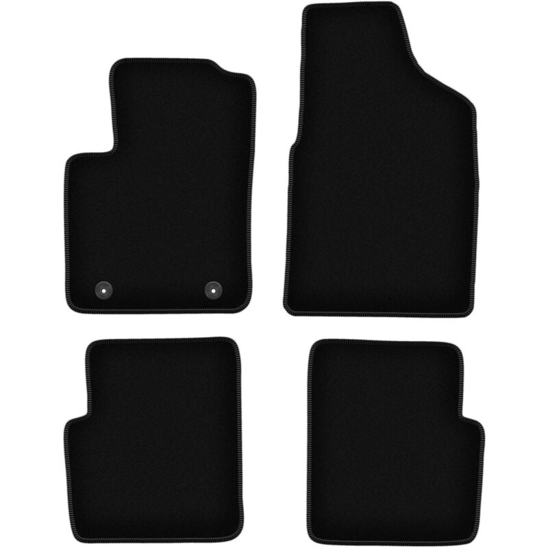 foto del prodotto tappetini basic in velluto nero per ford ka mk2 fl hatchback 2012 2018 